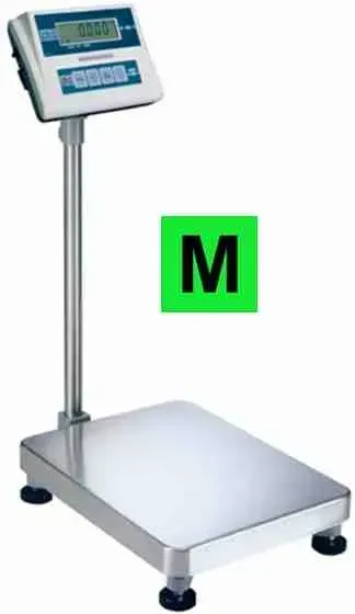 Můstková váha KPZ 2E06S   600x800x150 mm 150Kg/50g