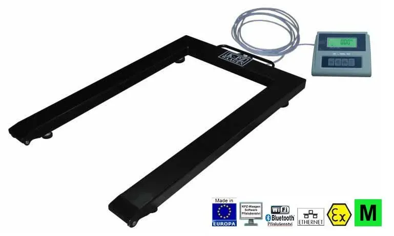 Paletová váha KPZ 1SM  840x1260 mm  1500/3000kg 500/1000g