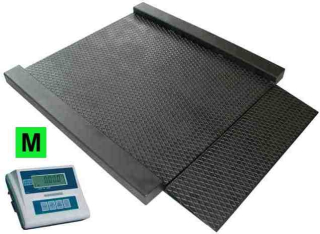 Nájezdová váha KPZ 2DE  1500x1500 mm  1500Kg /500g        