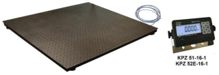 Výhodná plošinová váha KPZ 2SXCE 1250x1250mm 1500kg/500g