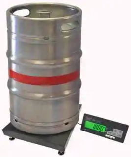 Digitální váha na sudy KPZ 2-11-3 P, váživost 75 Kg, dílek 20 g 